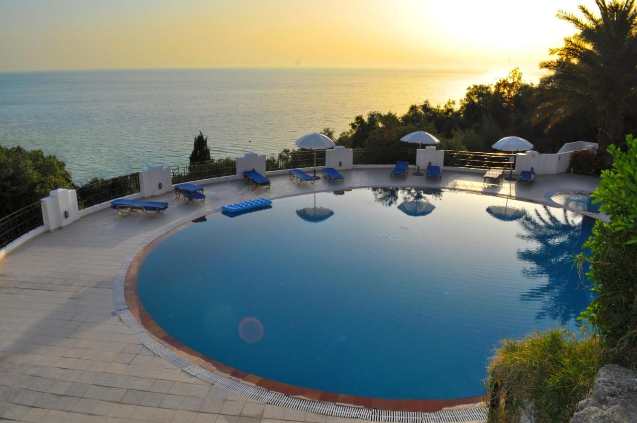 Holiday Apartments Maria With Pool And Panorama View - Agios Gordios Beach Agios Gordios (Corfu) Exterior foto