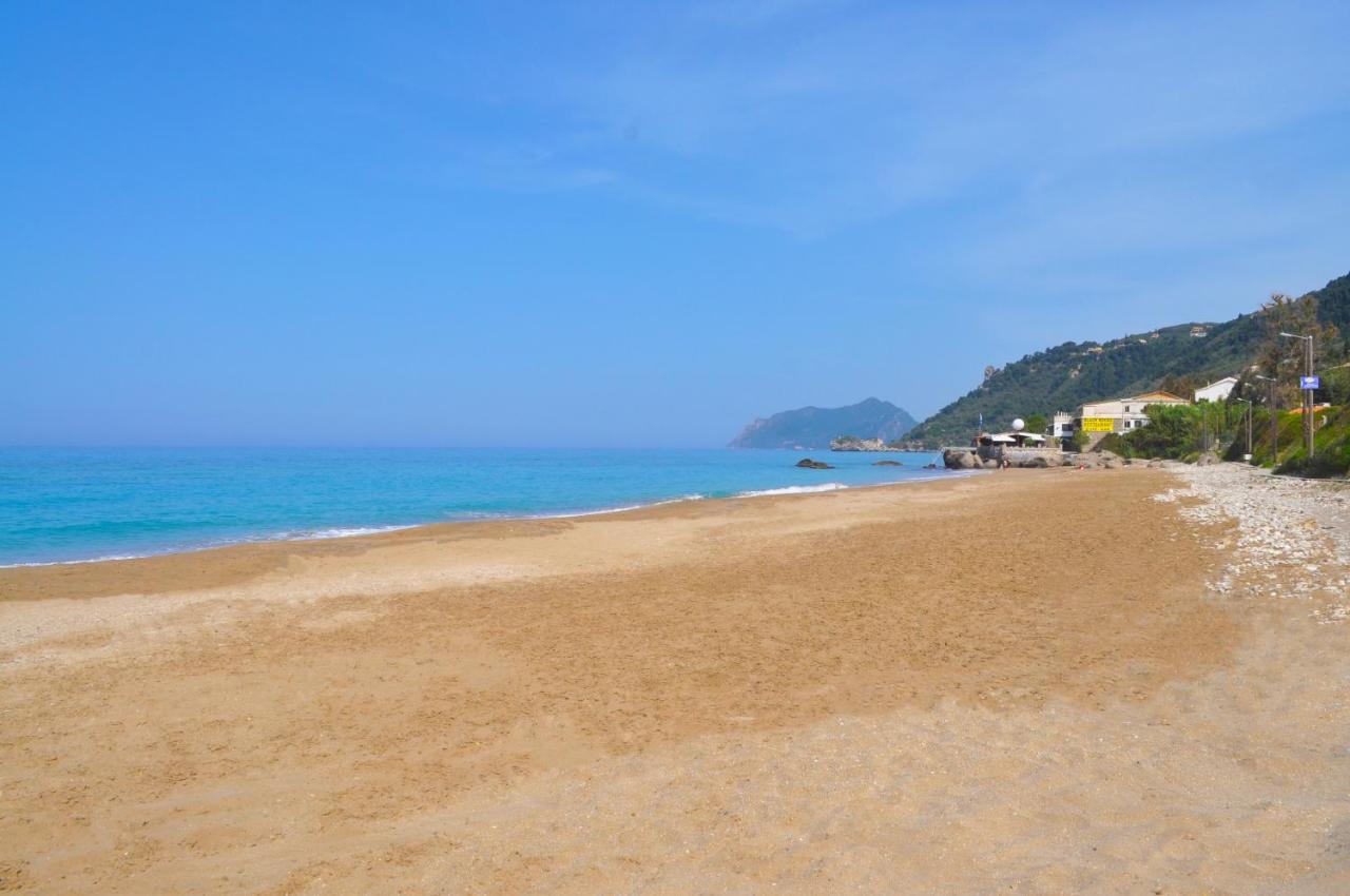 Holiday Apartments Maria With Pool And Panorama View - Agios Gordios Beach Agios Gordios (Corfu) Exterior foto