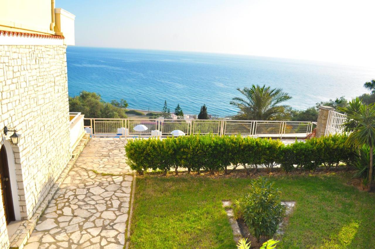 Holiday Apartments Maria With Pool And Panorama View - Agios Gordios Beach Agios Gordios (Corfu) Exterior foto