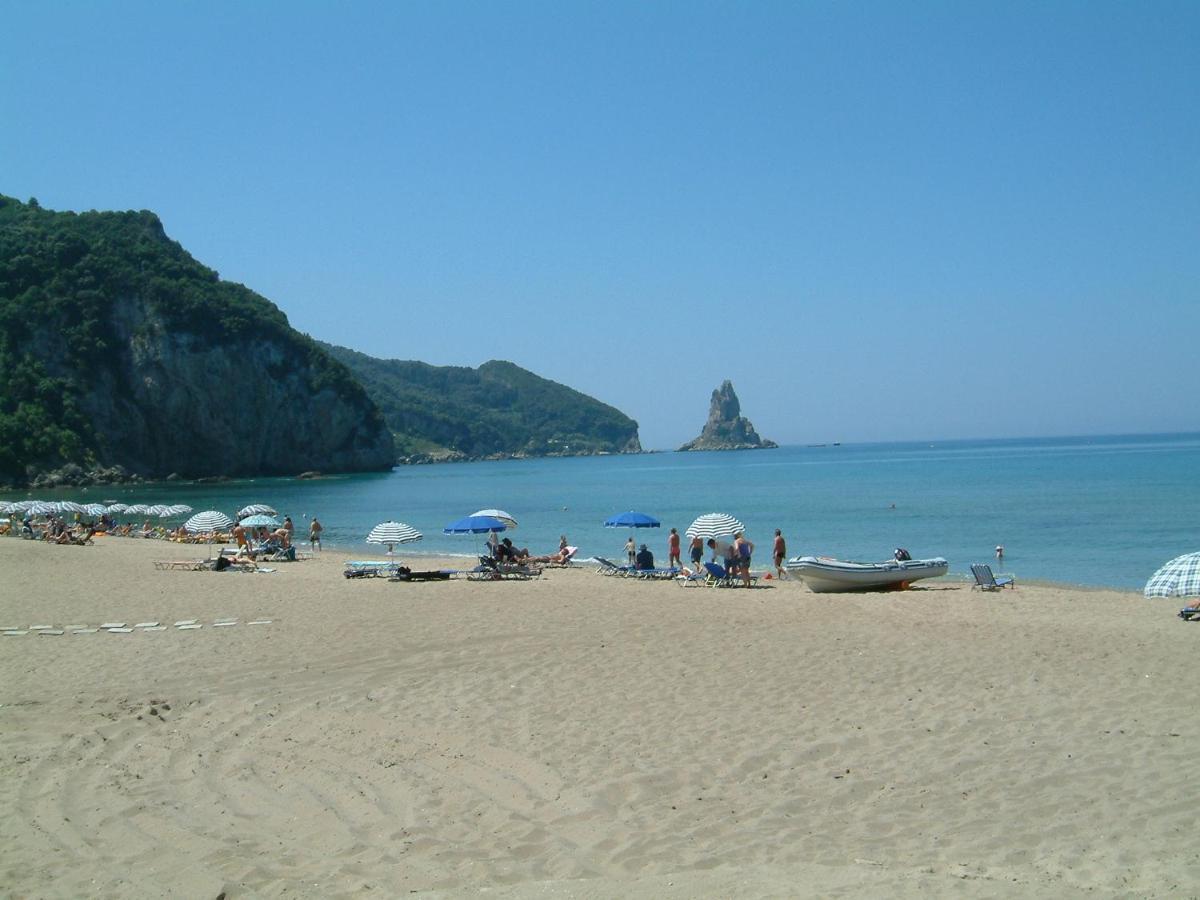 Holiday Apartments Maria With Pool And Panorama View - Agios Gordios Beach Agios Gordios (Corfu) Exterior foto